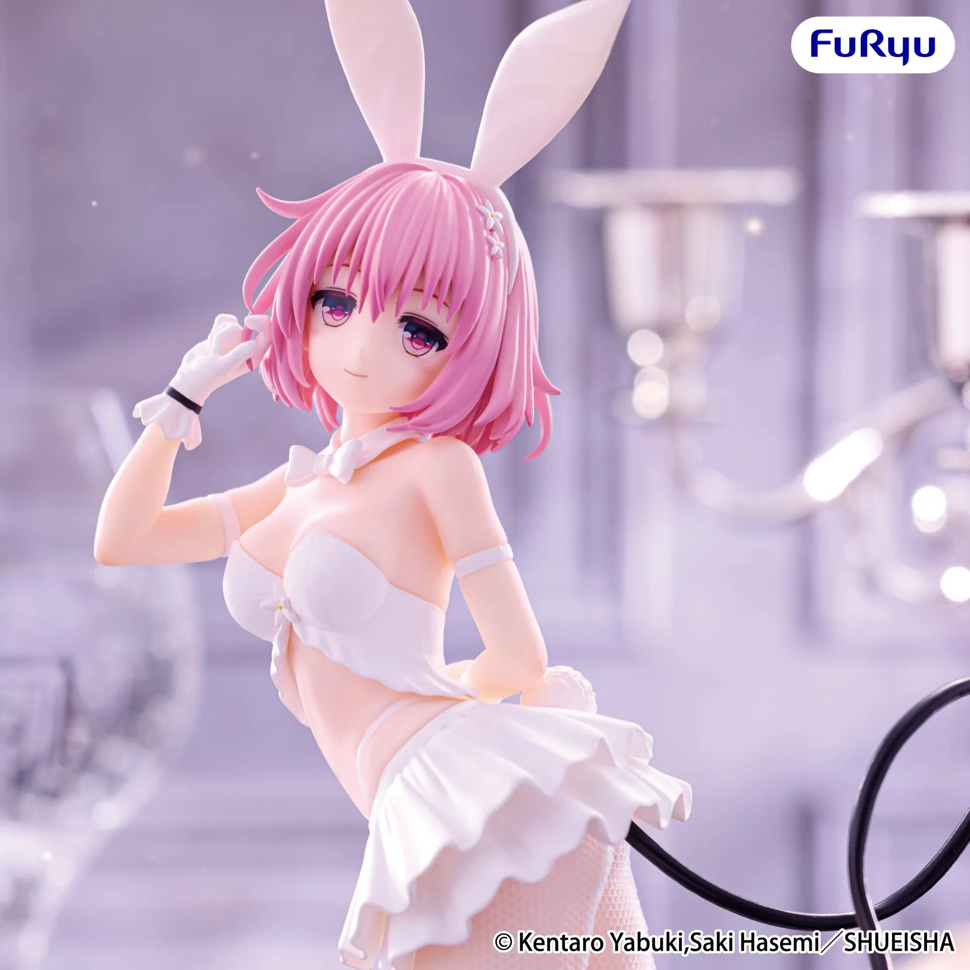 TO LOVE RU DARKNESS MOMO WHITE BICUTE BUNNIES Figura