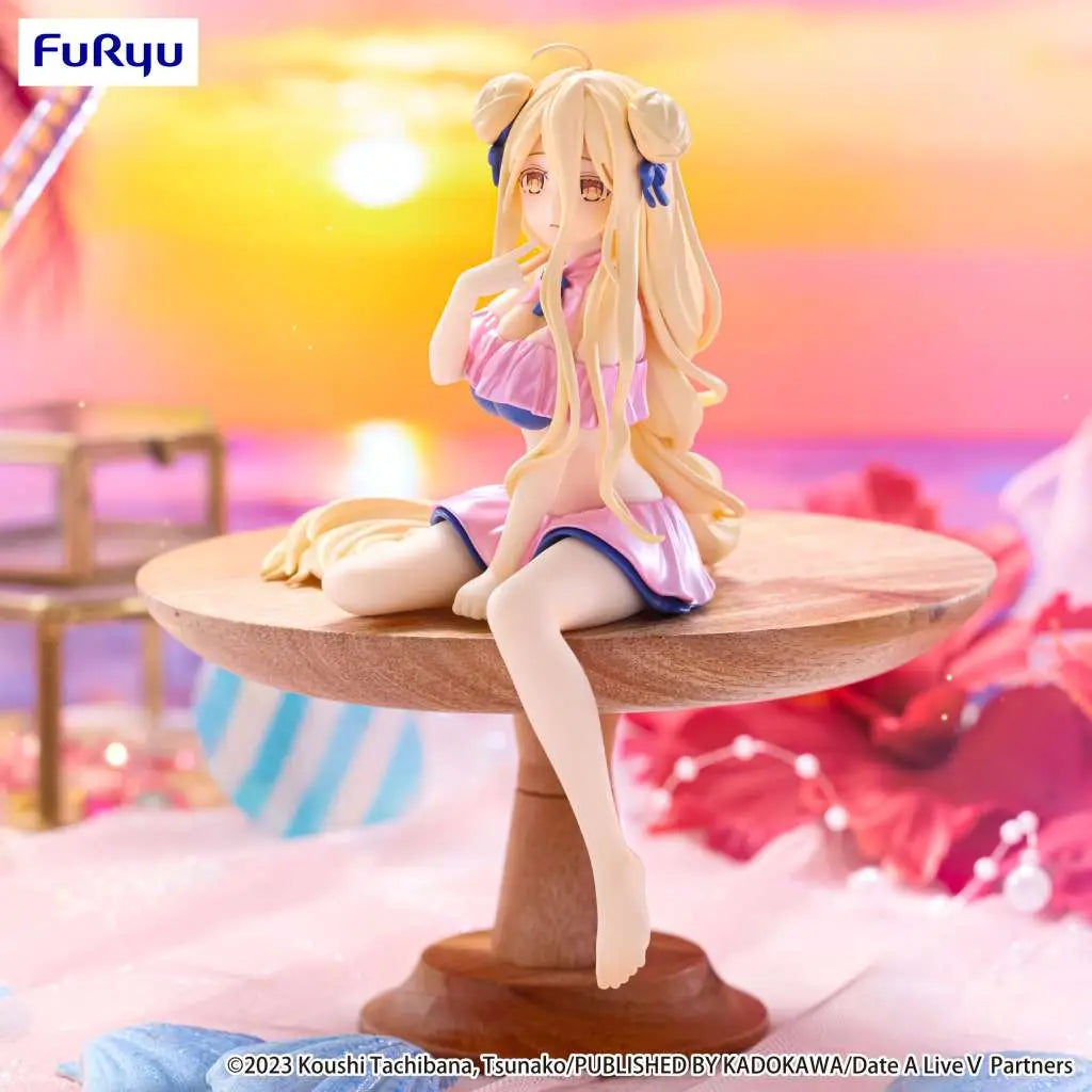 DATE A LIVE V MUKURU SWIMSUIT PASTEL PINK NOODLE STOPPER Figura Frikytopia