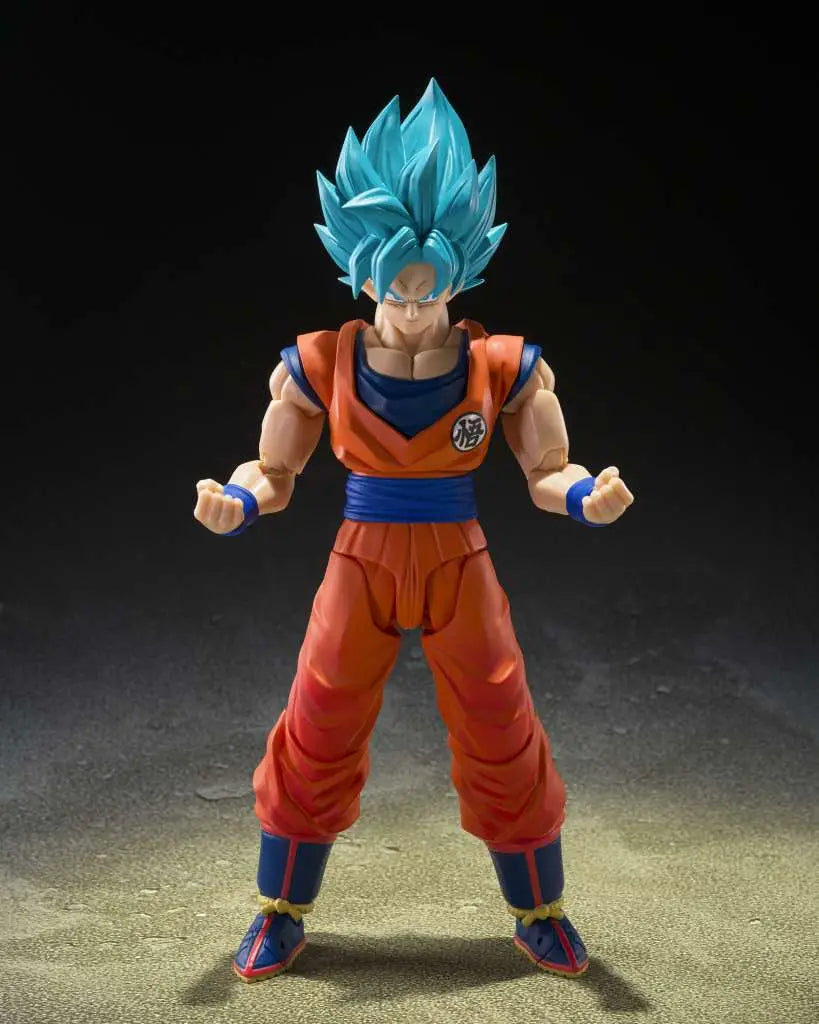 DRAGON BALL SUPER SAIYAN GOD SUPER SAIYAN SON GOKU BLUE POWER S.H.FIGUARTS Frikytopia