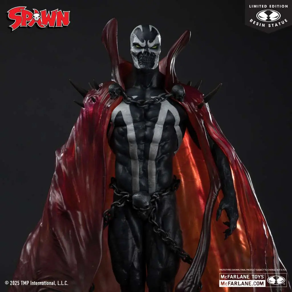 SPAWN BLACK WHITE & RED ALL OVER  SPAWN BY PUPETEER LEE RESIN Estatua Frikytopia