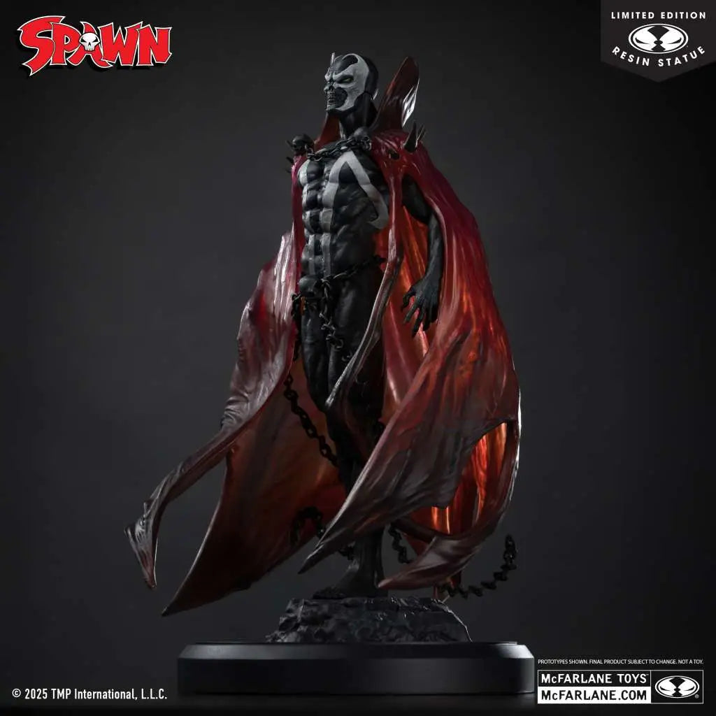 SPAWN BLACK WHITE & RED ALL OVER  SPAWN BY PUPETEER LEE RESIN Estatua
