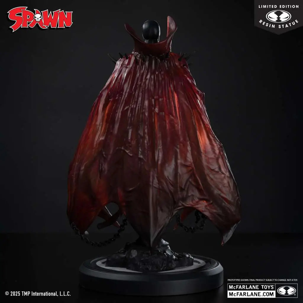 SPAWN BLACK WHITE & RED ALL OVER  SPAWN BY PUPETEER LEE RESIN Estatua