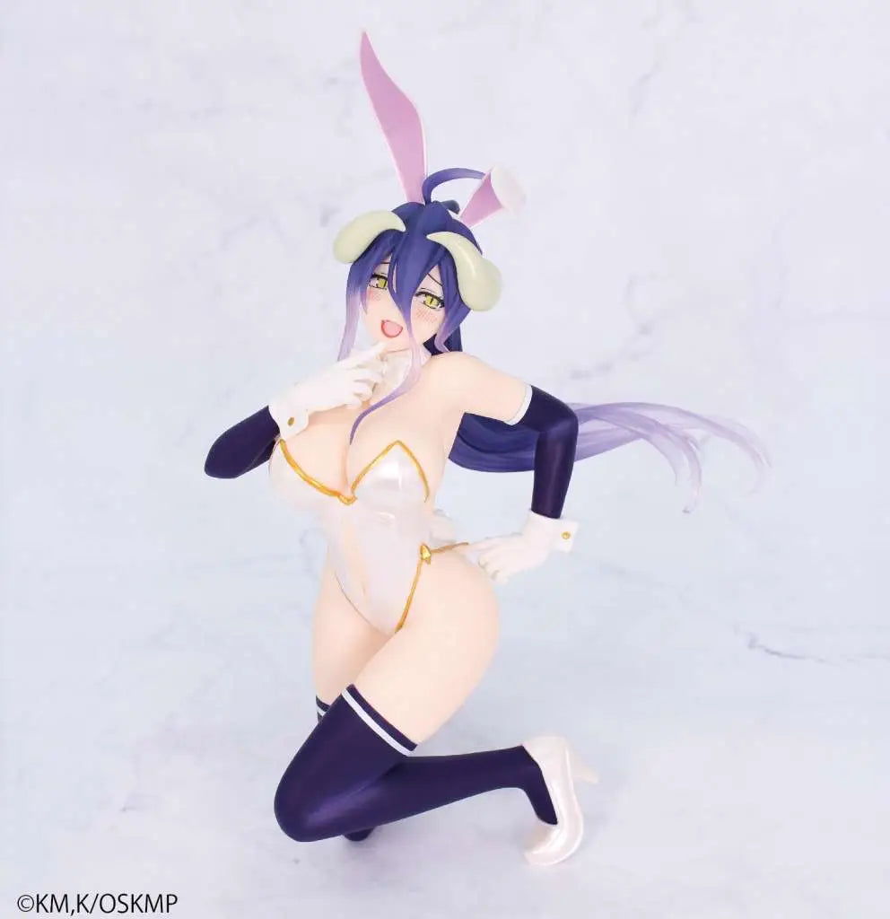 Overlord Estatua One-Seventh Carat PVC 1/7 Albedo Bunny white Ver. 19 cm