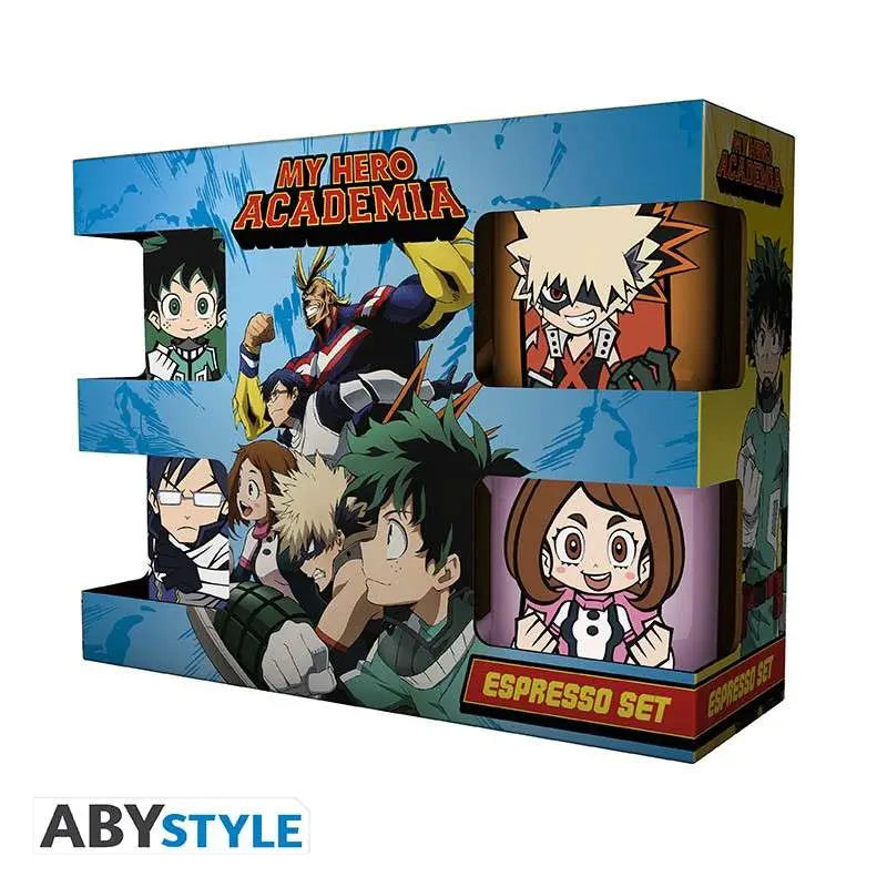 MY HERO ACADEMIA ESPRESSO MUGS SET 4X Frikytopia