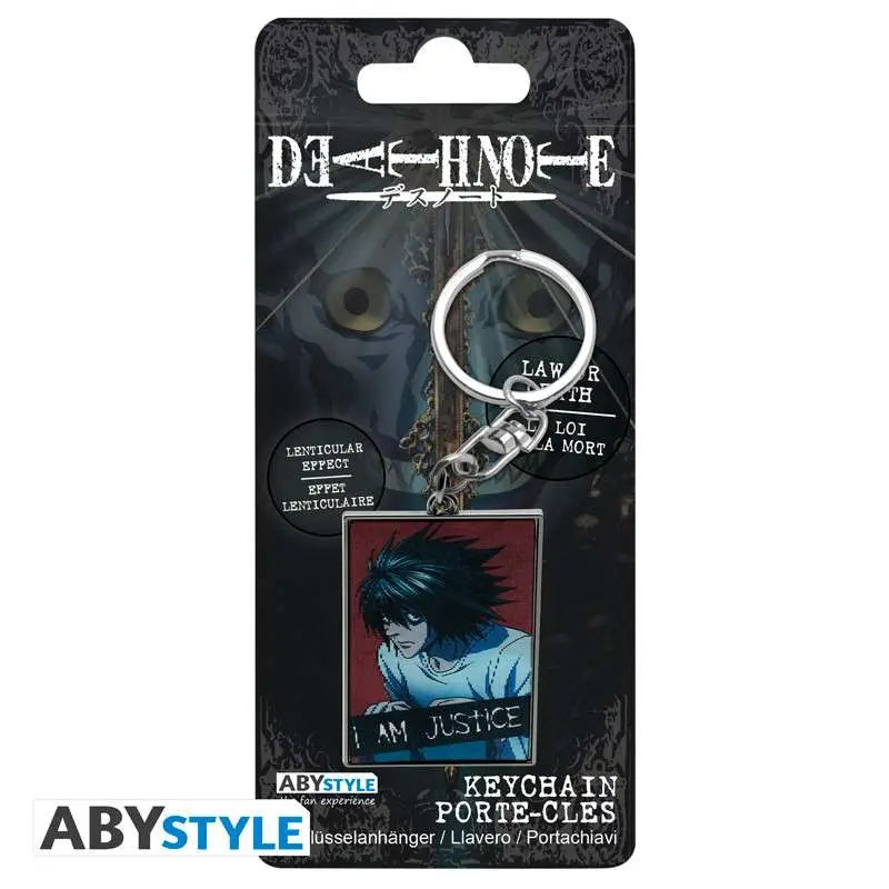 DEATH NOTE LENTICULAR JUSTICE Llavero