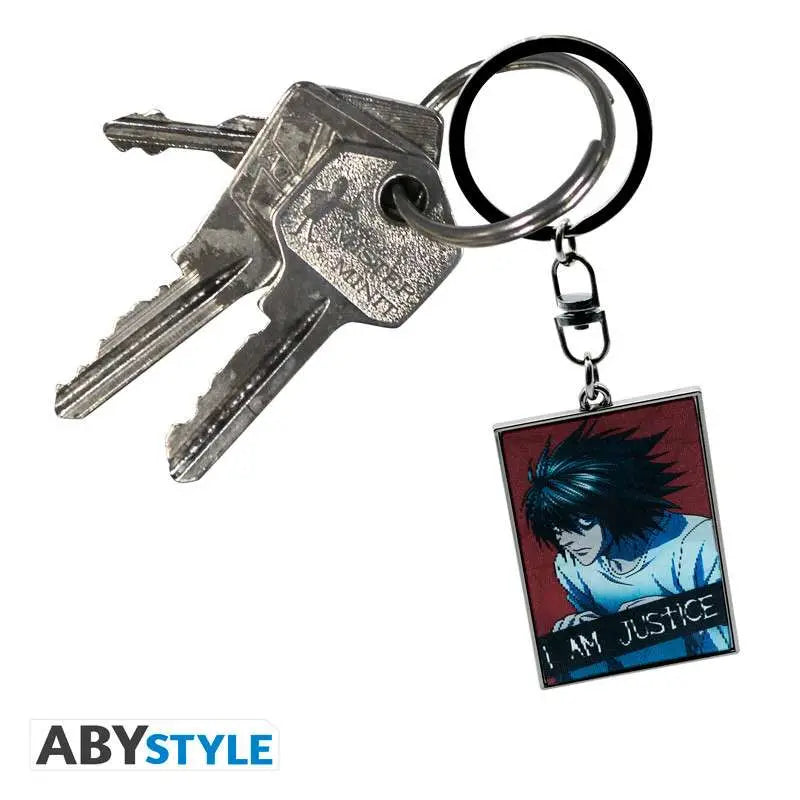 DEATH NOTE LENTICULAR JUSTICE Llavero