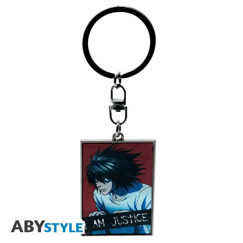 DEATH NOTE LENTICULAR JUSTICE Llavero Frikytopia