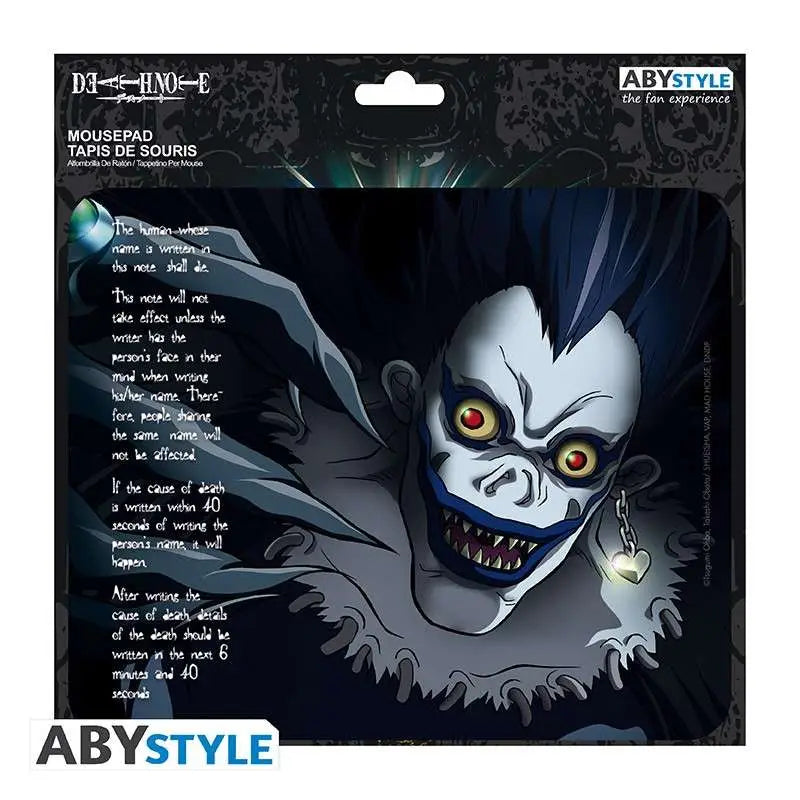 DEATH NOTE RYUK FLEXIBLE MOUSEPAD Frikytopia