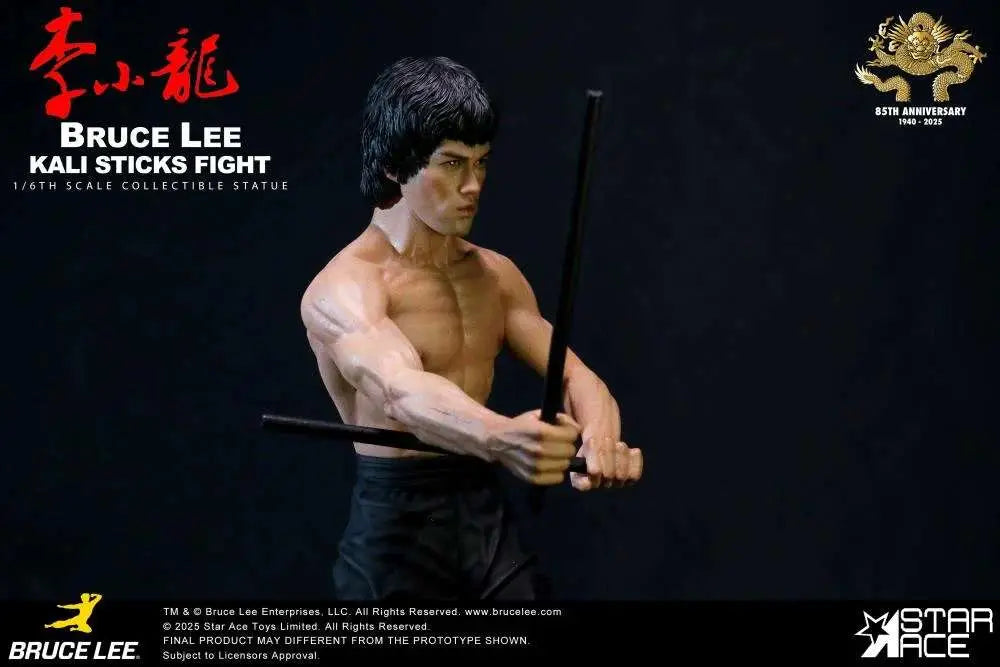 BRUCE LEE KALI STICKS FIGHT NORMAL BASEMENT VER. Estatua