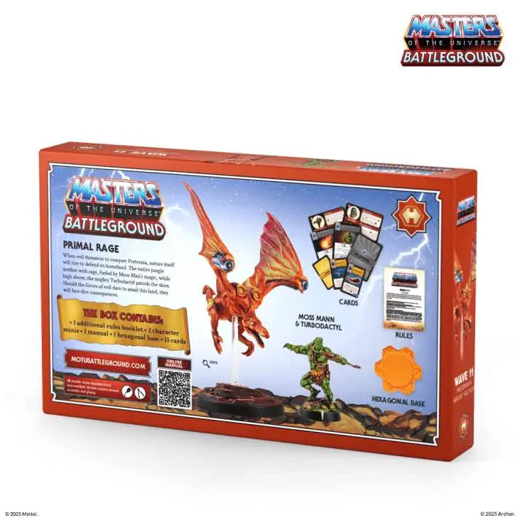 Masters of the Universe: Battleground Juego de Miniaturas Wave 11: Preternian Heroes Moss Man / Turbodactyl *Edición Italiano*