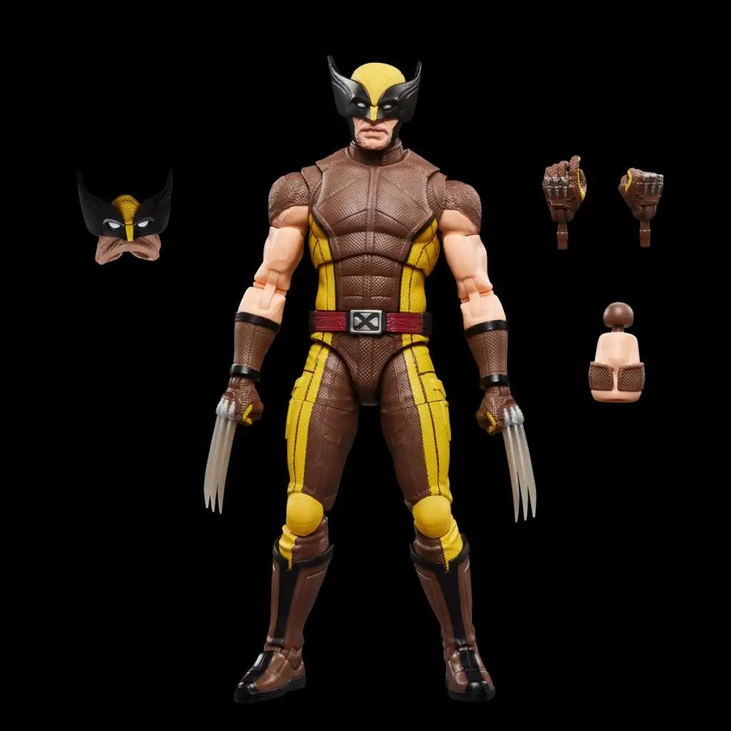 Figura Wolverine Brown Suit Deadpool & Wolverine Marvel Legends Series 15cm