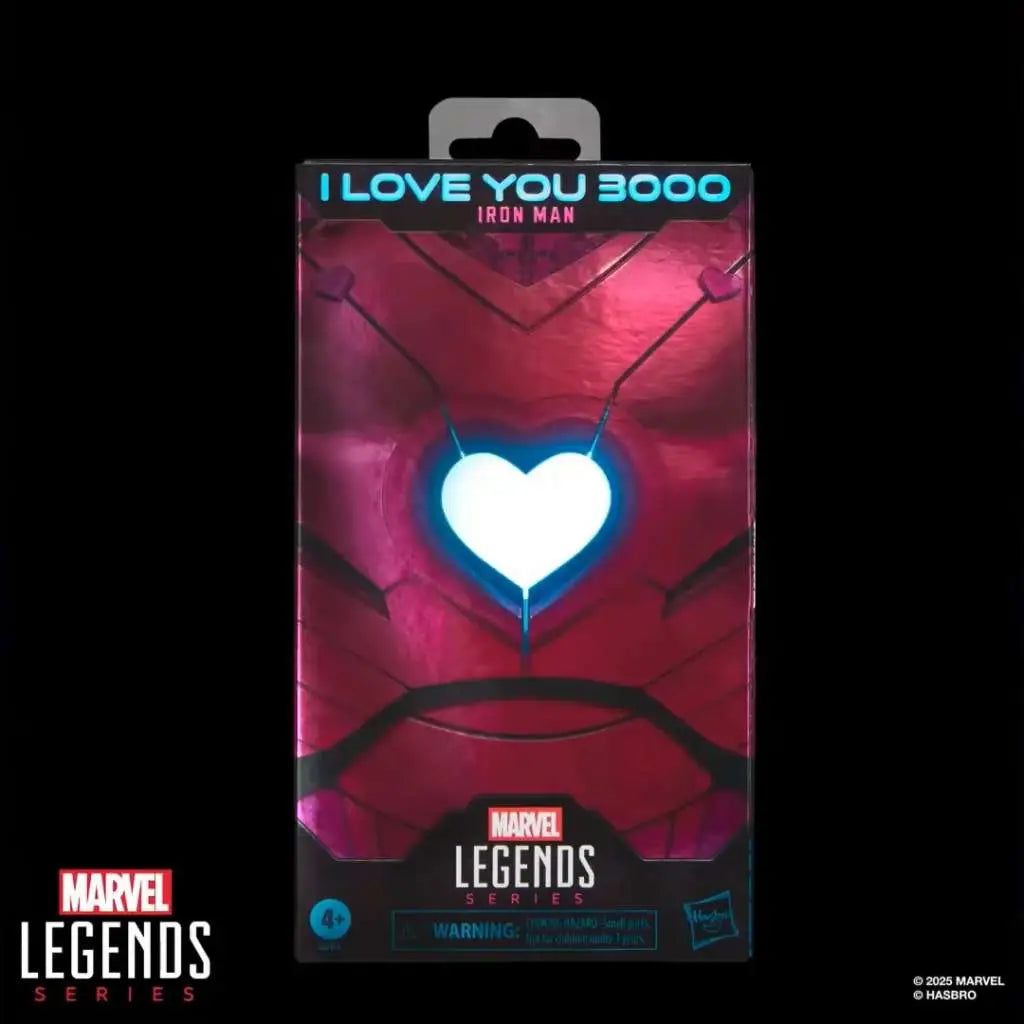 Figura hasbro marvel legends series i love you boo iron man