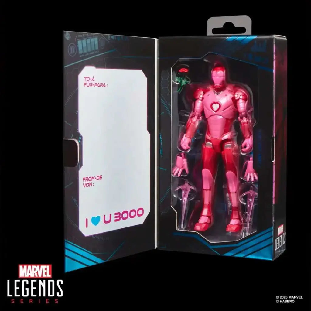 Figura hasbro marvel legends series i love you boo iron man