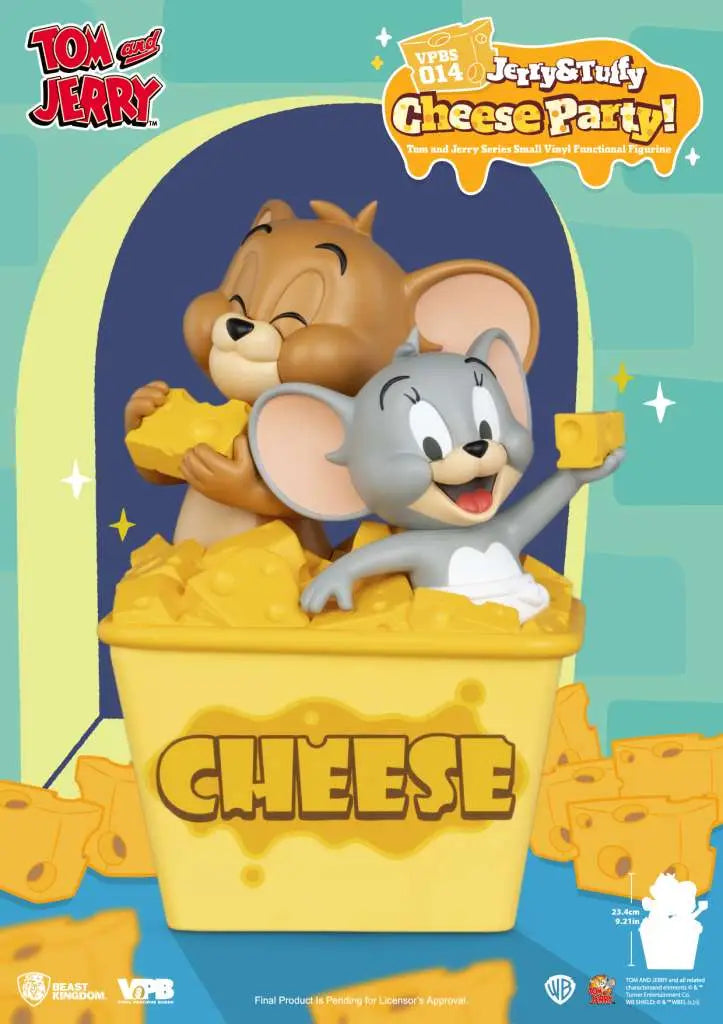 TOM & JERRY JERRY & TUFFY CHEESE PARTY VINYL BANK Frikytopia