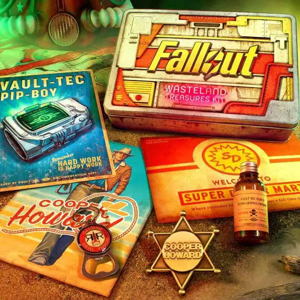 Caja metalica Tesoros del Yermo Fallout