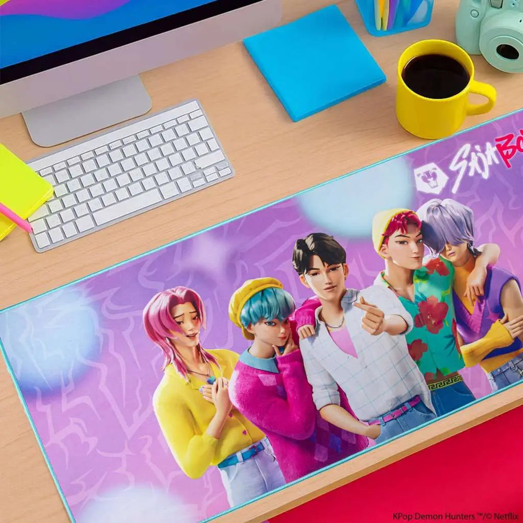 KPOP DEMON HUNTERS SAJA BOYS DESK MAT