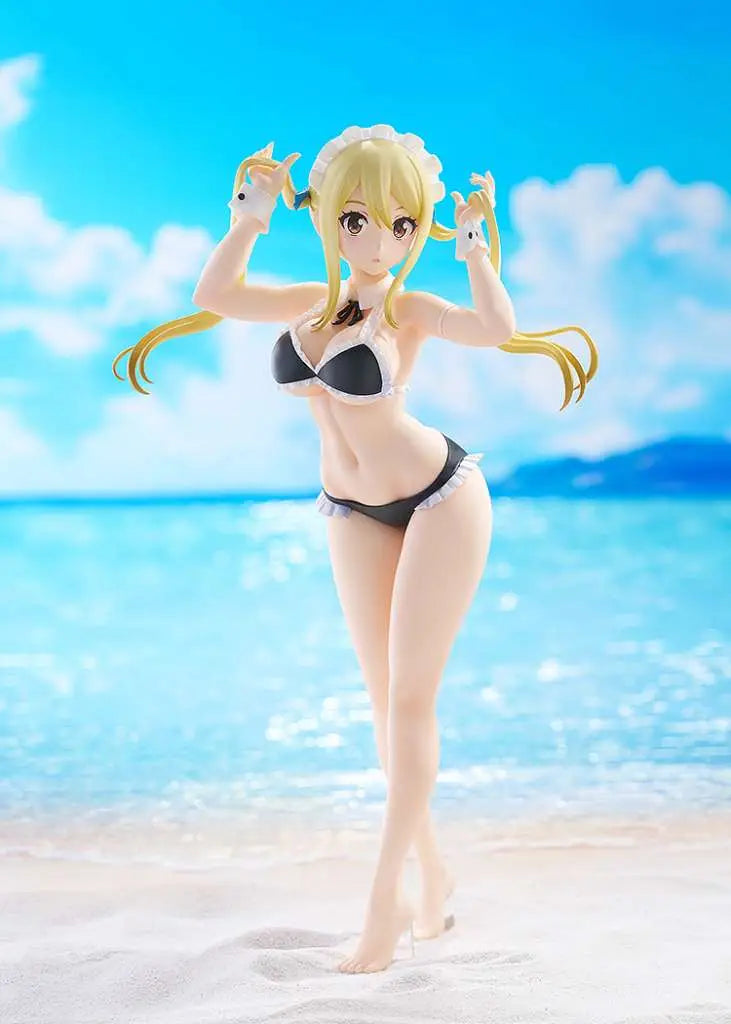 Fairy Tail 100 Years Quest Estatua PVC Pop Up Parade Beach Queens Lucy Heartfilia: Virgo Form Swimsuit Ver. L Size 23 cm