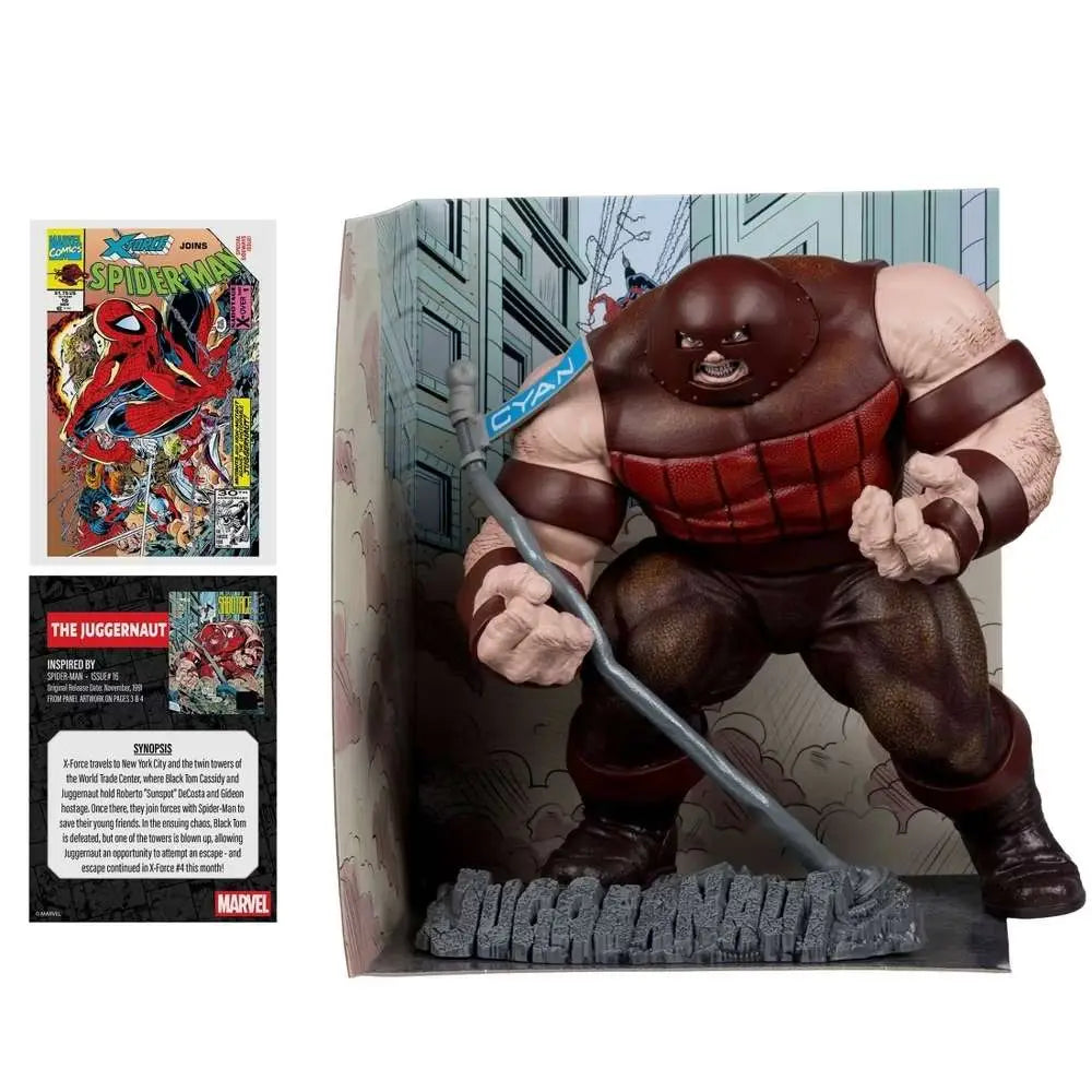 Marvel Collection Estatua PVC 1/10 Gambit The Juggernaut (Spider-Man #16) Gold Label 17 cm