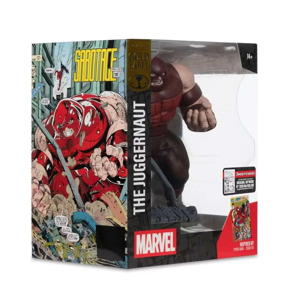 Marvel Collection Estatua PVC 1/10 Gambit The Juggernaut (Spider-Man #16) Gold Label 17 cm