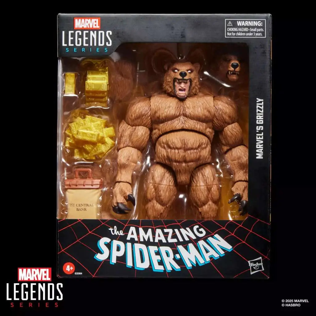 The Amazing Spider-Man Marvel Legends Figura Marvel's Grizzly 15 cm
