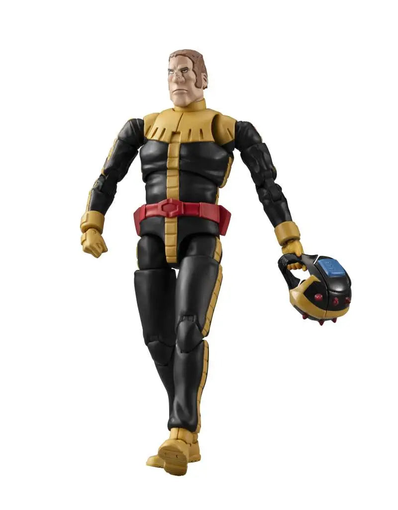 MOBILE SUIT GUNDAM PRINCIPALITY OF ZEON BLACK TRI-STARS ORTEGA NORMAL SUIT VERSION G.M.G. COLLECTION 14 ACTION Figura