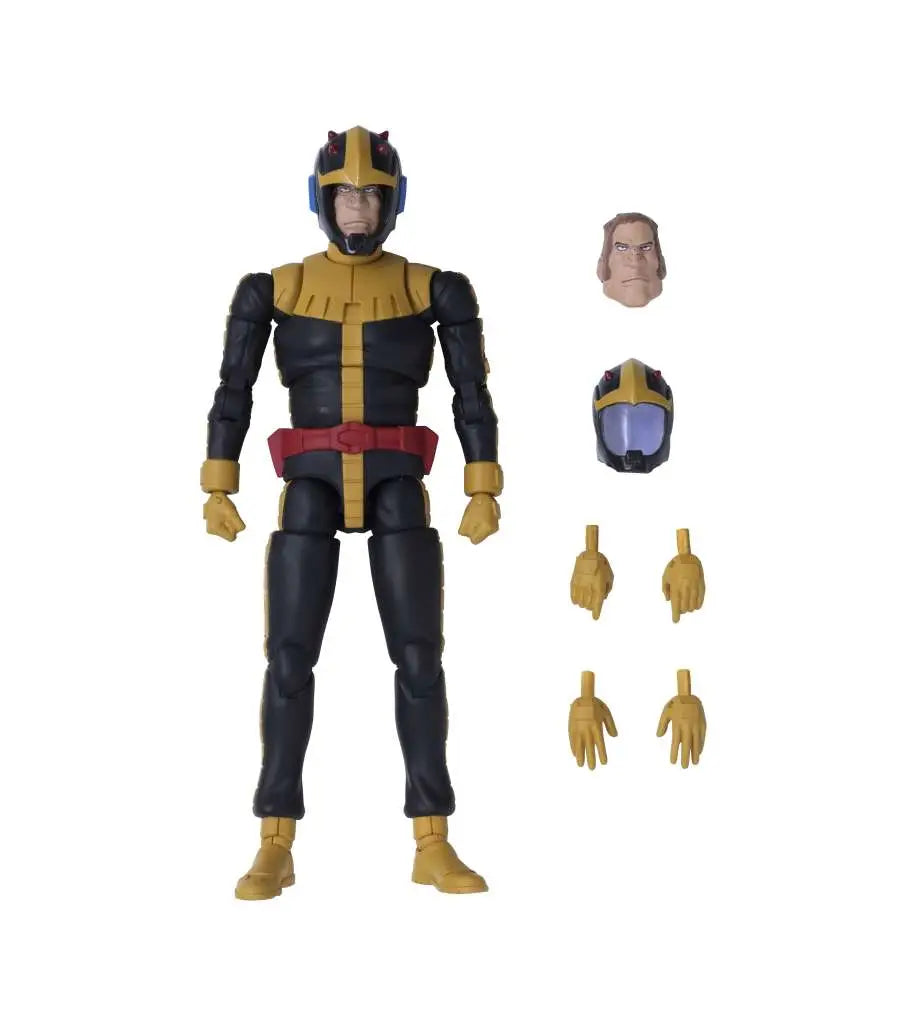 MOBILE SUIT GUNDAM PRINCIPALITY OF ZEON BLACK TRI-STARS ORTEGA NORMAL SUIT VERSION G.M.G. COLLECTION 14 ACTION Figura