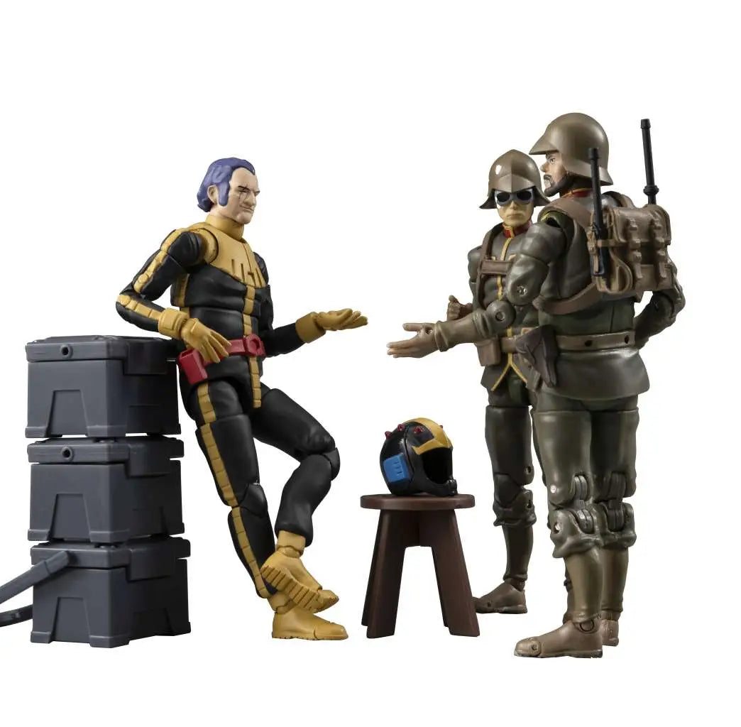 MOBILE SUIT GUNDAM PRINCIPALITY OF ZEON BLACK TRI-STARS MASH NORMAL SUIT VER G.M.G. COLLECTION 15 ACTION Figura