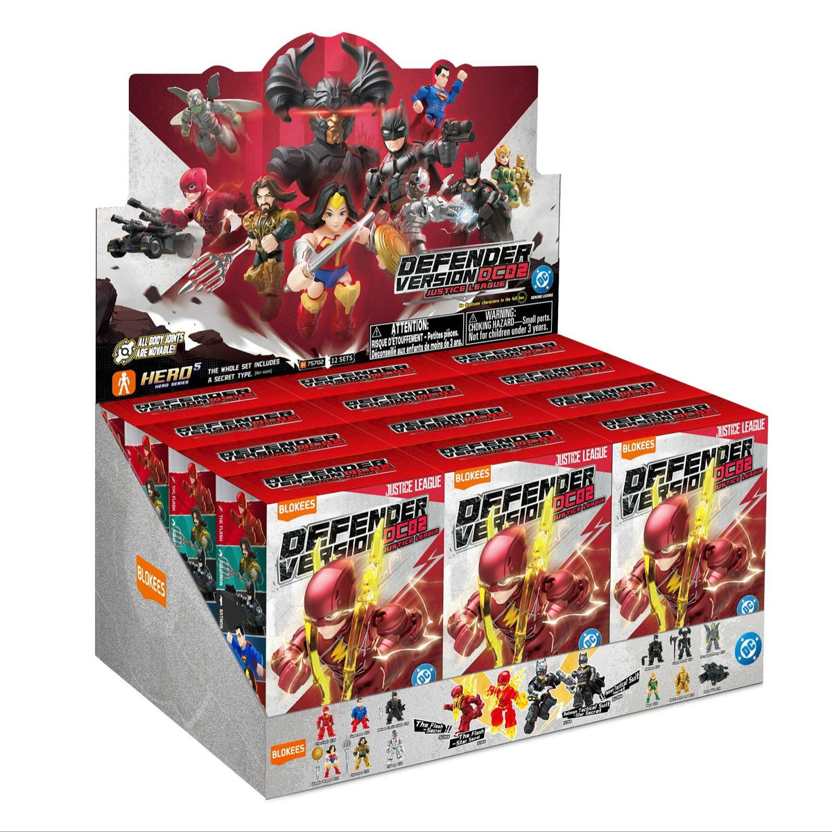 DC HERO JUSTICE LEAGUE DEFENDER VERSION BLIND Caja (12)