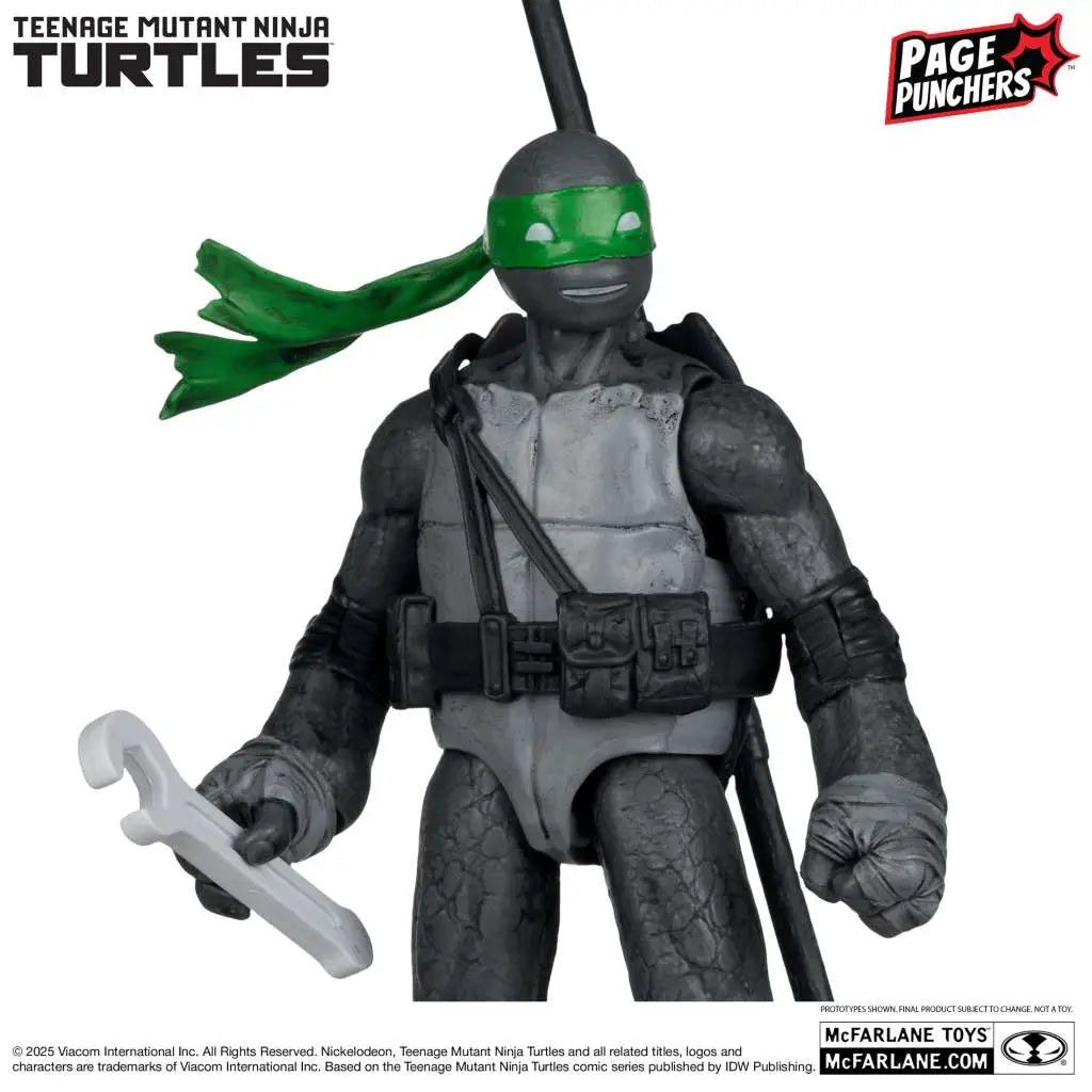 Las Tortugas Ninja Page Punchers Figura Raphael (Black White & Green) (Red Platinum Edition) 13 cm