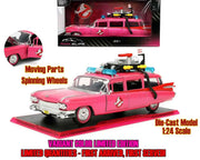 GHOSTBUSTERS ECTO 1 PINK 1/24 DIE-CAST MODEL VARIANT LIMITED EDITION