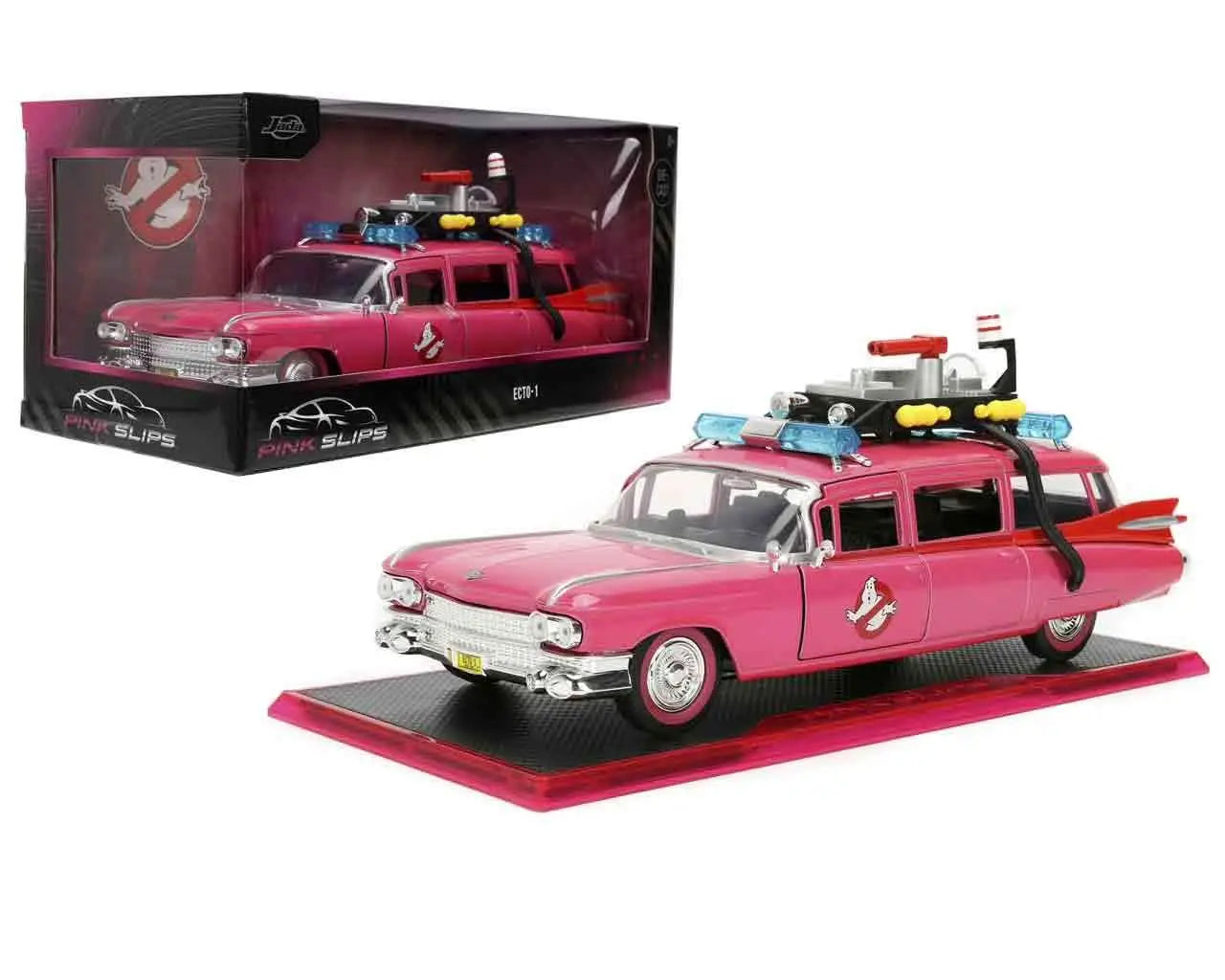 GHOSTBUSTERS ECTO 1 PINK 1/24 DIE-CAST MODEL VARIANT LIMITED EDITION
