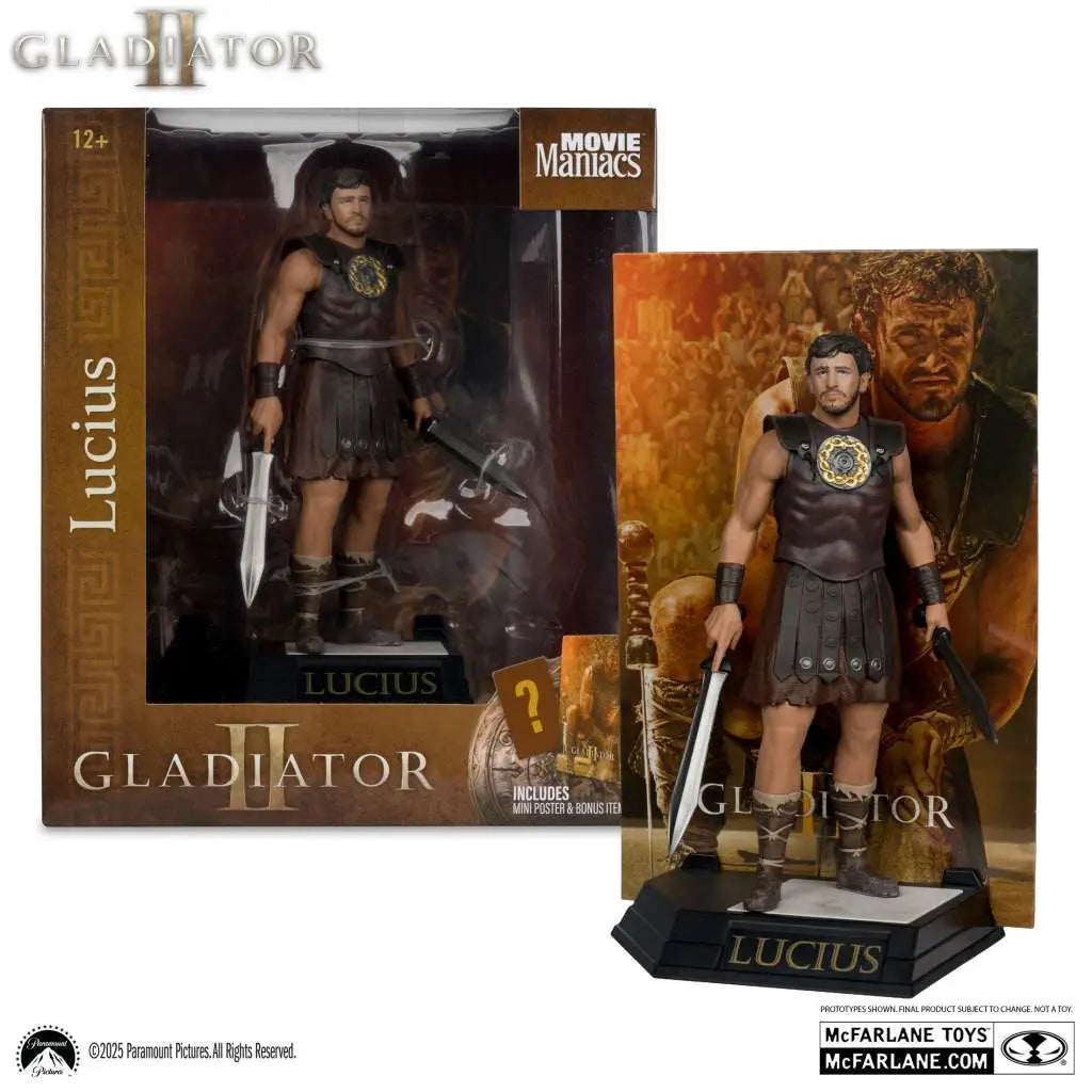 Gladiator II Figura Movie Maniacs Lucius 16 cm