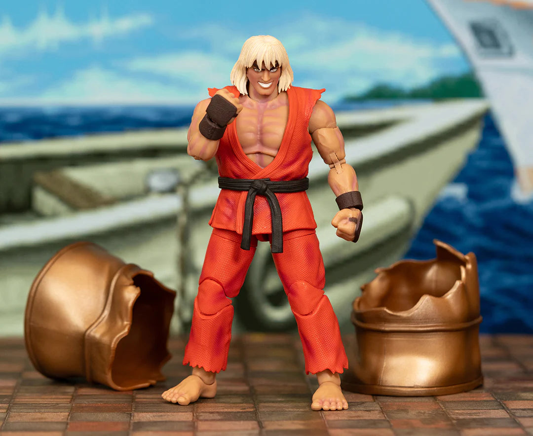 STREET FIGHTER 2 VIOLENT KEN 1/12 DELUXE ACTION Figura LIMITED EDITION
