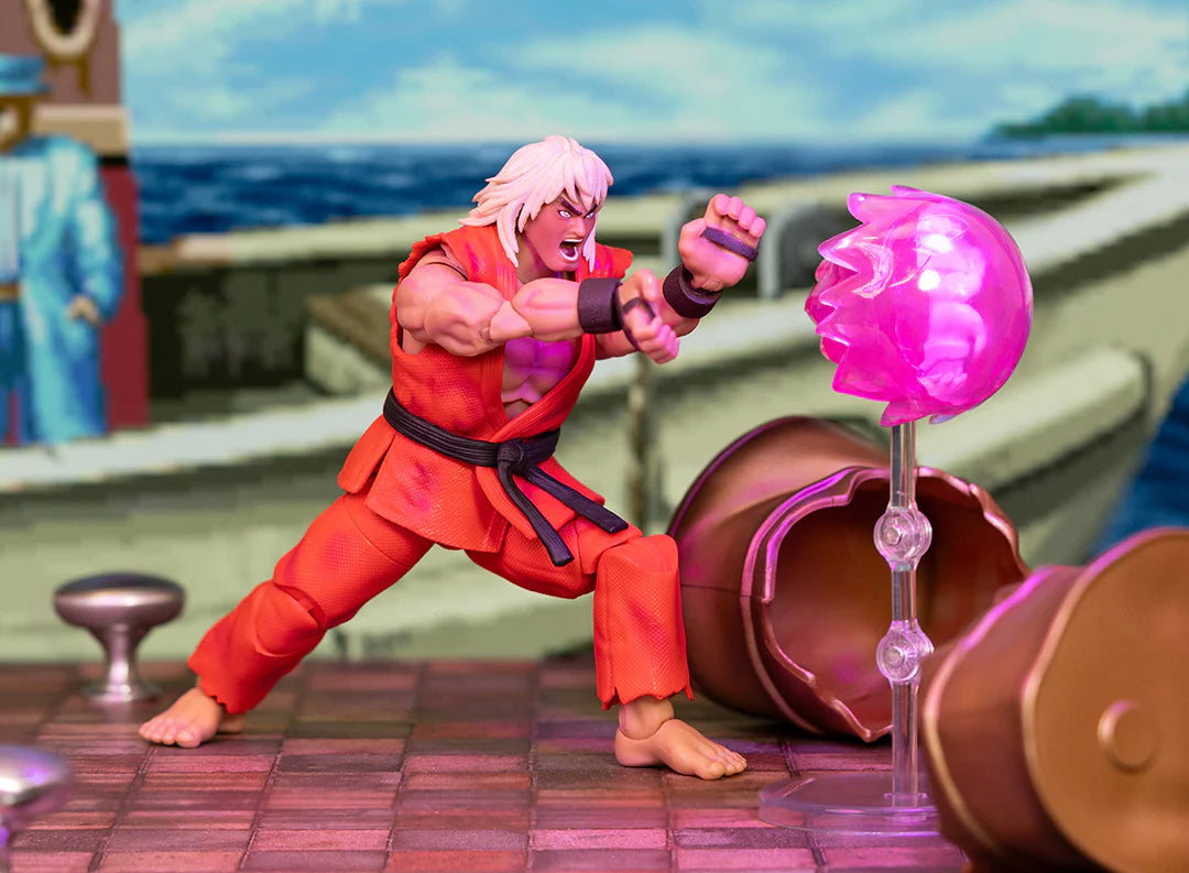 STREET FIGHTER 2 VIOLENT KEN 1/12 DELUXE ACTION Figura LIMITED EDITION