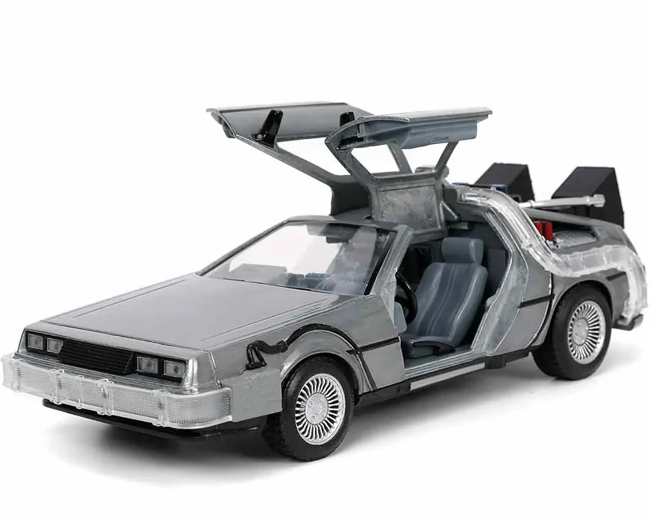 Replica DLorean Hollywood Rides Time Machine 40th Anniversary Regreso al Futuro