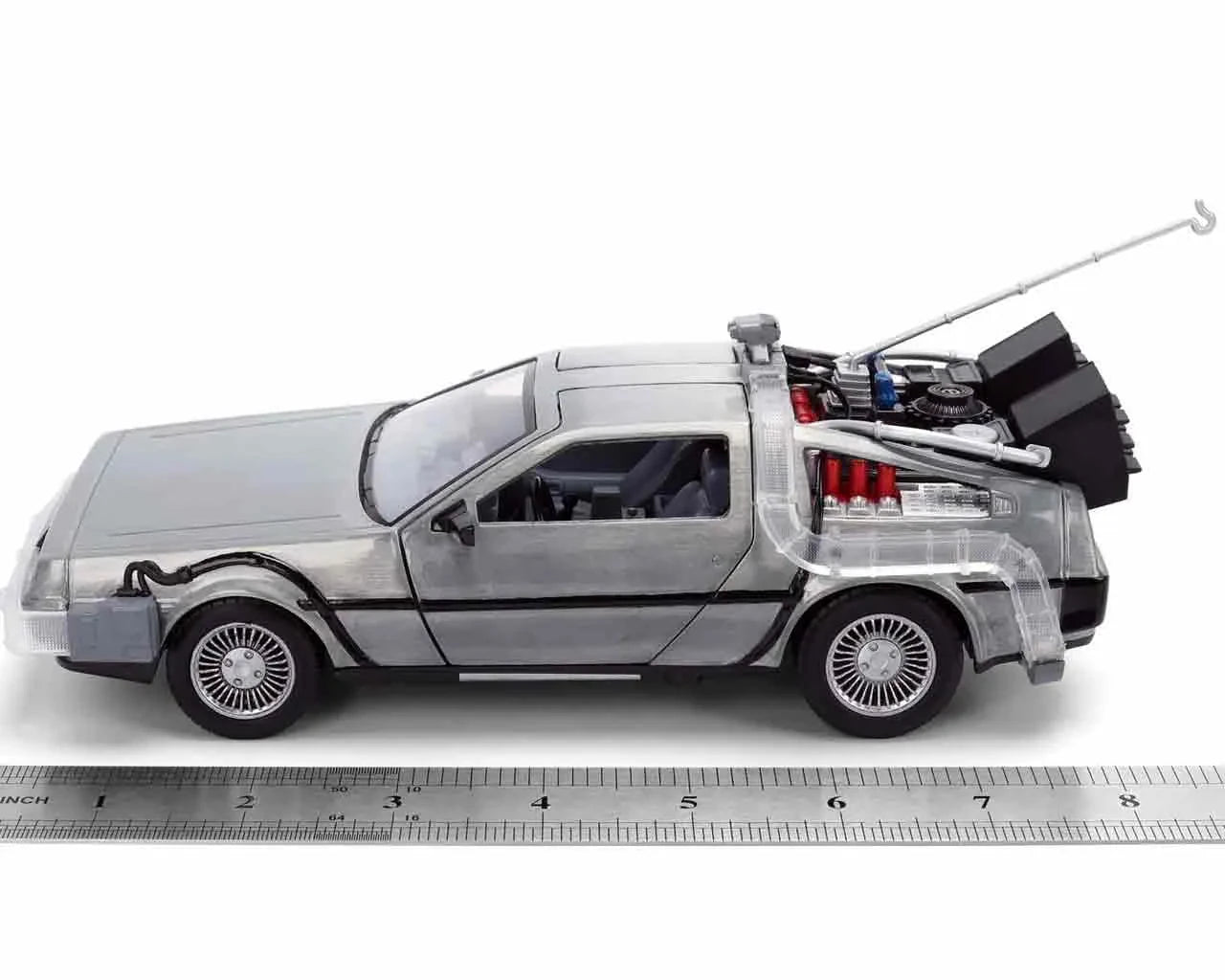 Replica DLorean Hollywood Rides Time Machine 40th Anniversary Regreso al Futuro