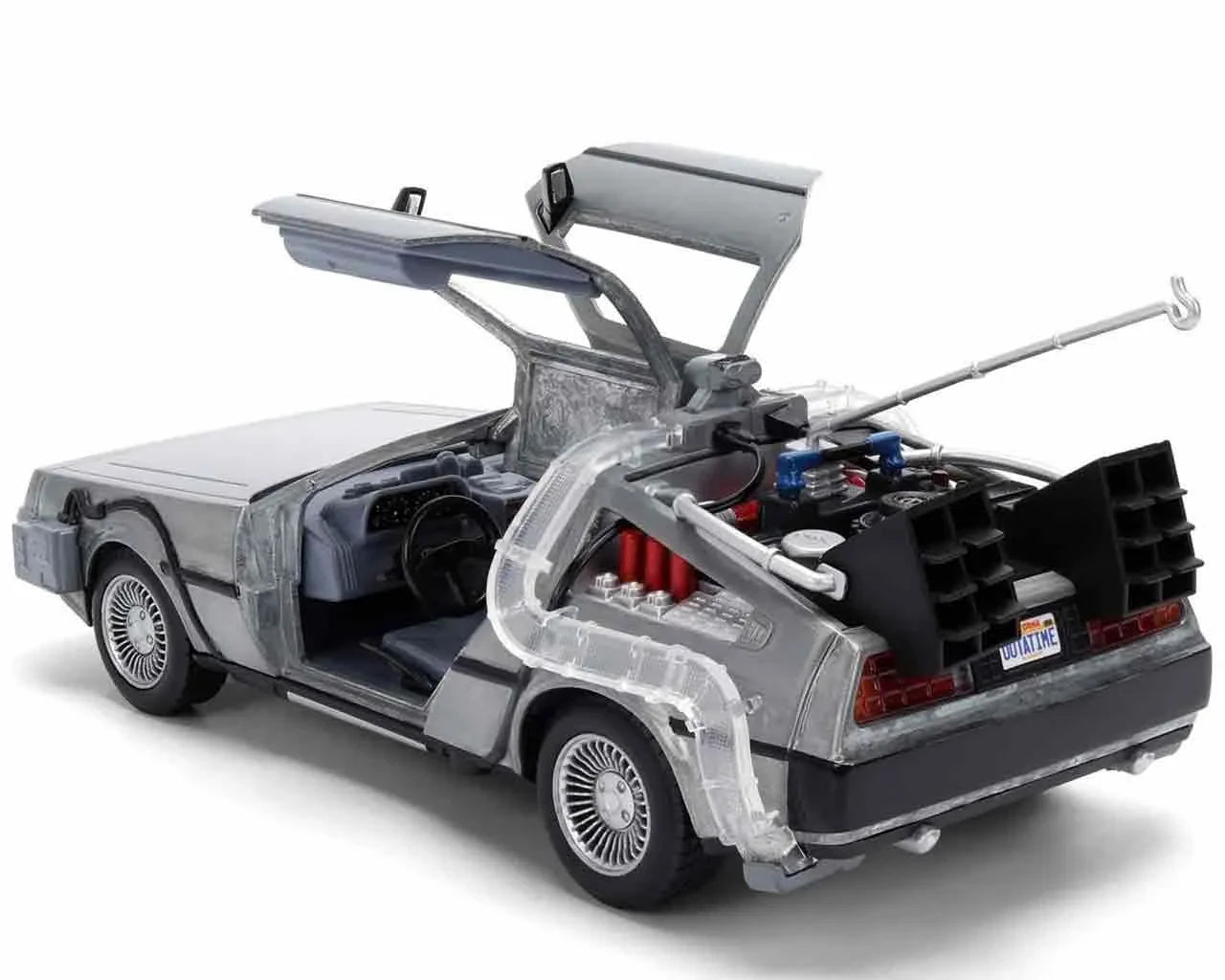 Replica DLorean Hollywood Rides Time Machine 40th Anniversary Regreso al Futuro