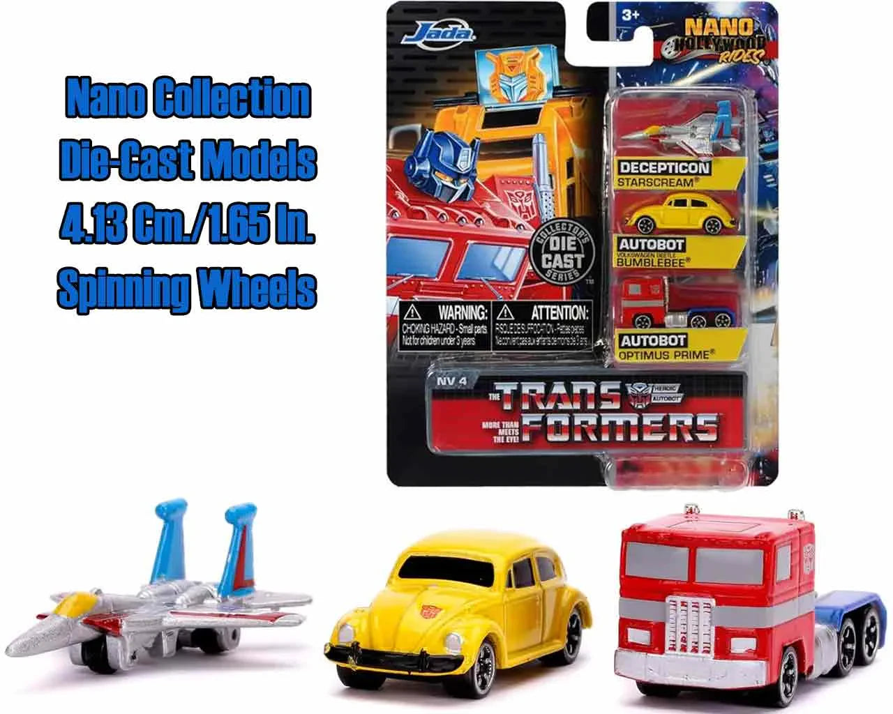 TRANSFORMERS G1 SET NANO DIE-CAST MODEL Frikytopia