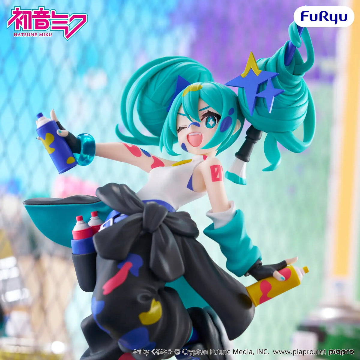 HATSUNE MIKU PAINT GIRL ANOTHER COLOR MUCHUTE Figura