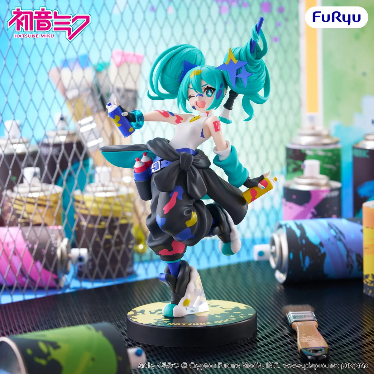 HATSUNE MIKU PAINT GIRL ANOTHER COLOR MUCHUTE Figura