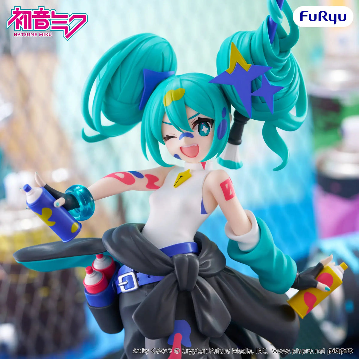 HATSUNE MIKU PAINT GIRL ANOTHER COLOR MUCHUTE Figura