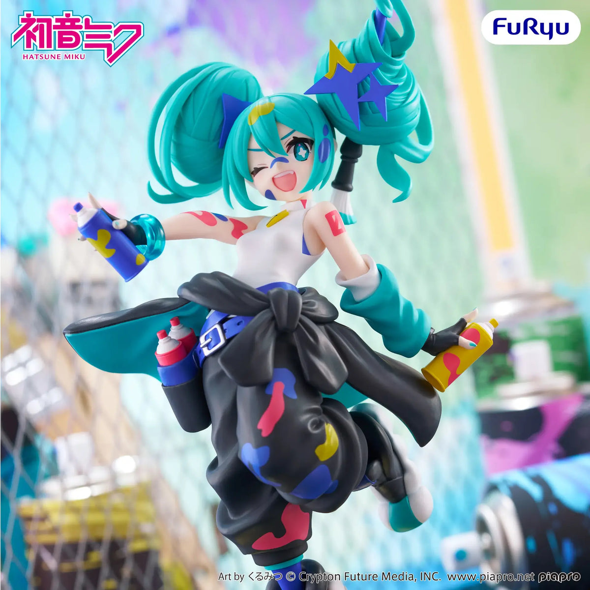 HATSUNE MIKU PAINT GIRL ANOTHER COLOR MUCHUTE Figura