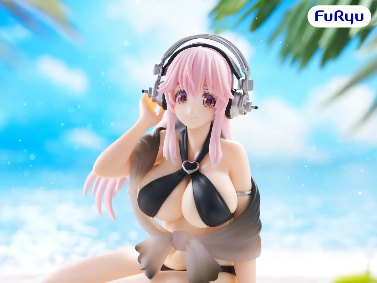 SUPER SONICO SWIMSUIT BLACK COLOR NOODLE STOPPER Frikytopia