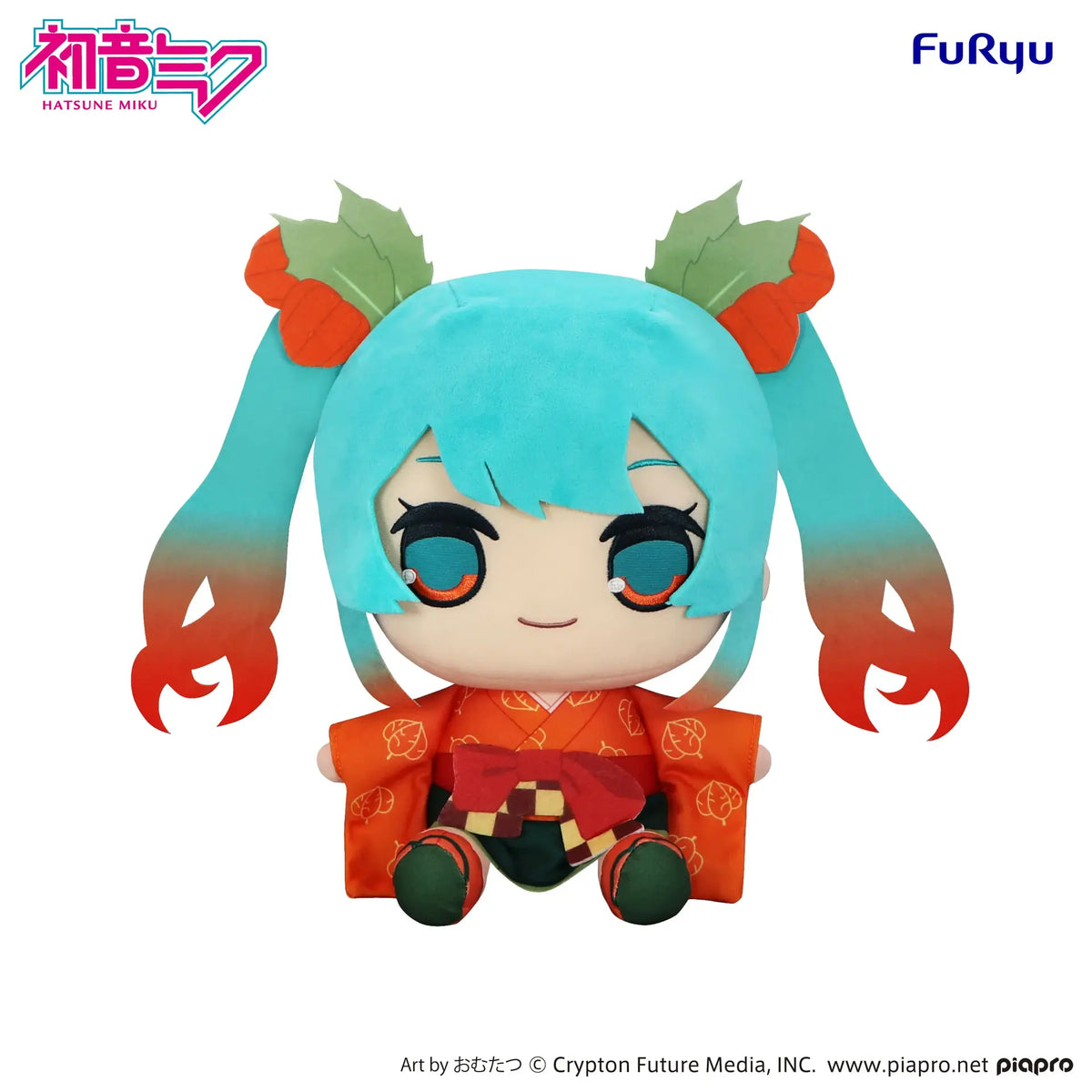 HATSUNE MIKU FLOWER FAIRY WINTER CHERRY KYURUMARU BIG Peluche