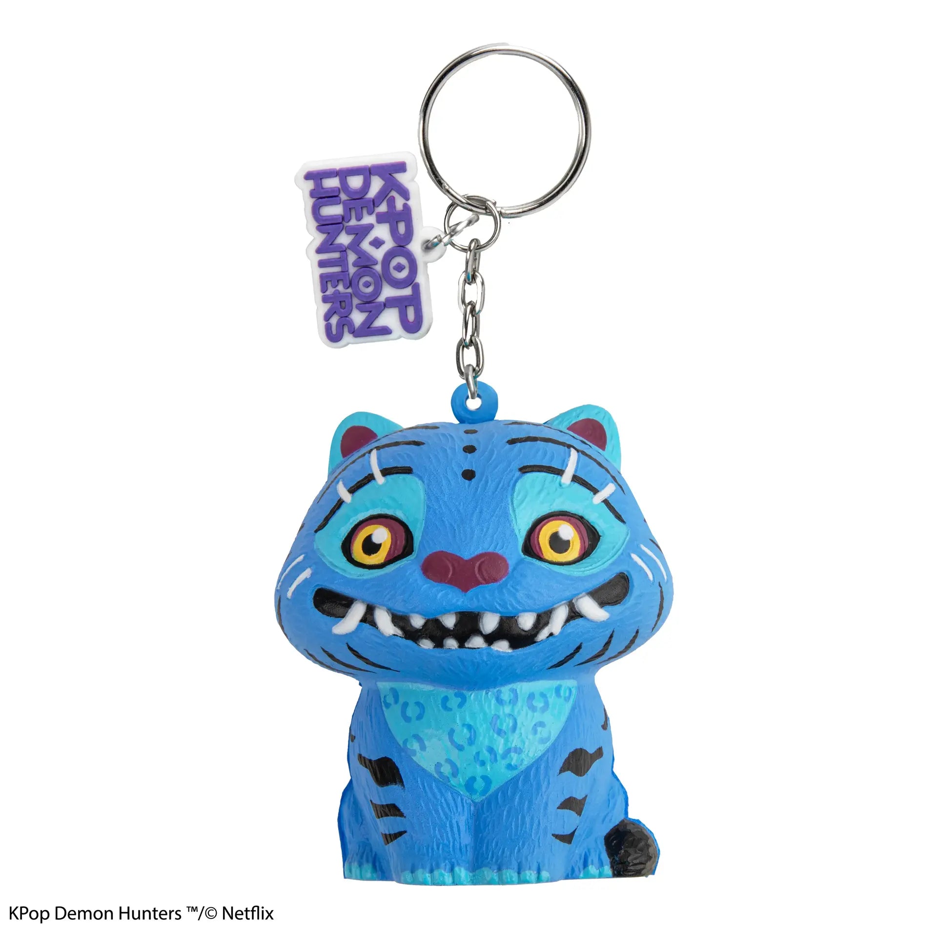 KPOP DEMON HUNTERS DERPY TIGER SQUISHY KEYCHAIN