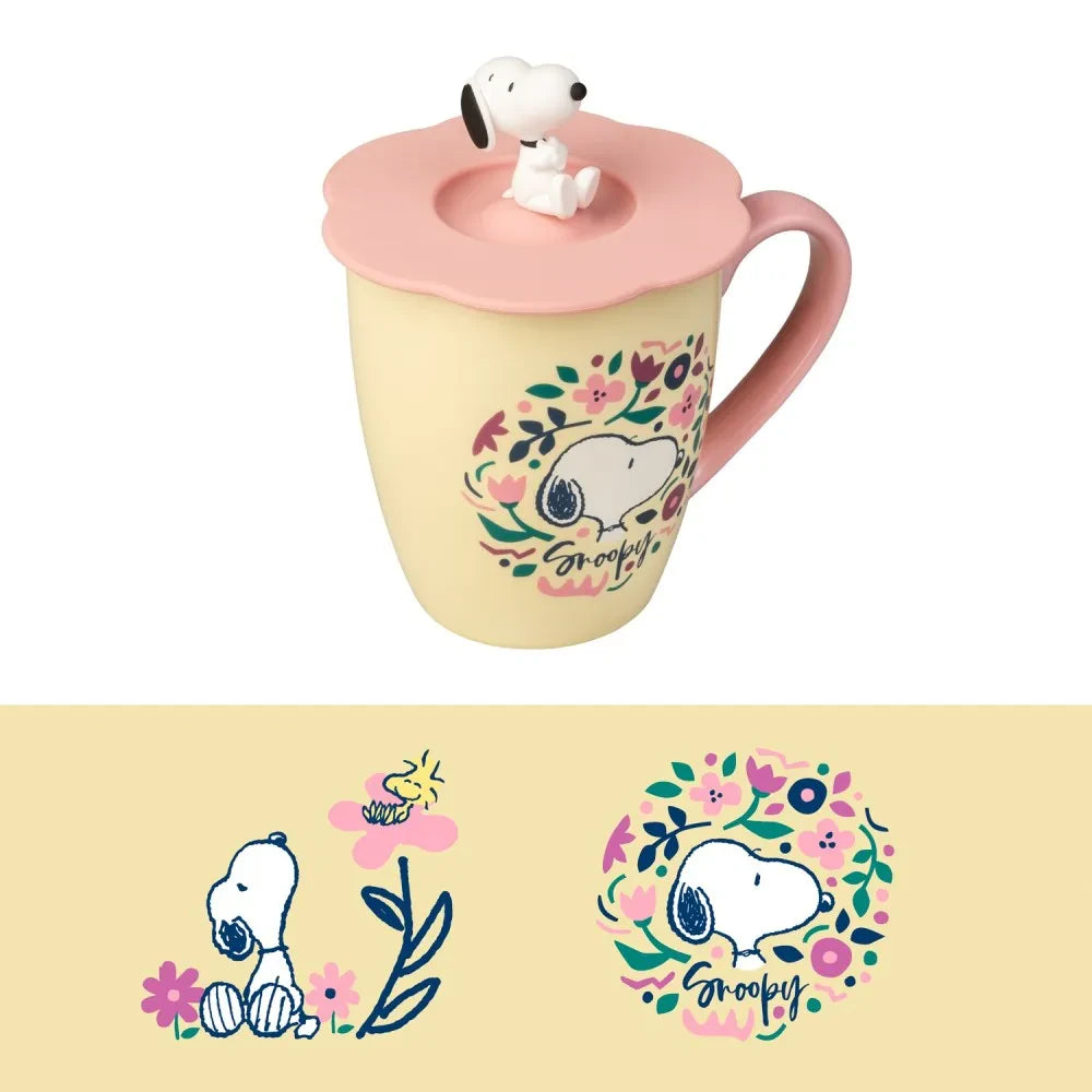 Taza premium tapa Snoopy