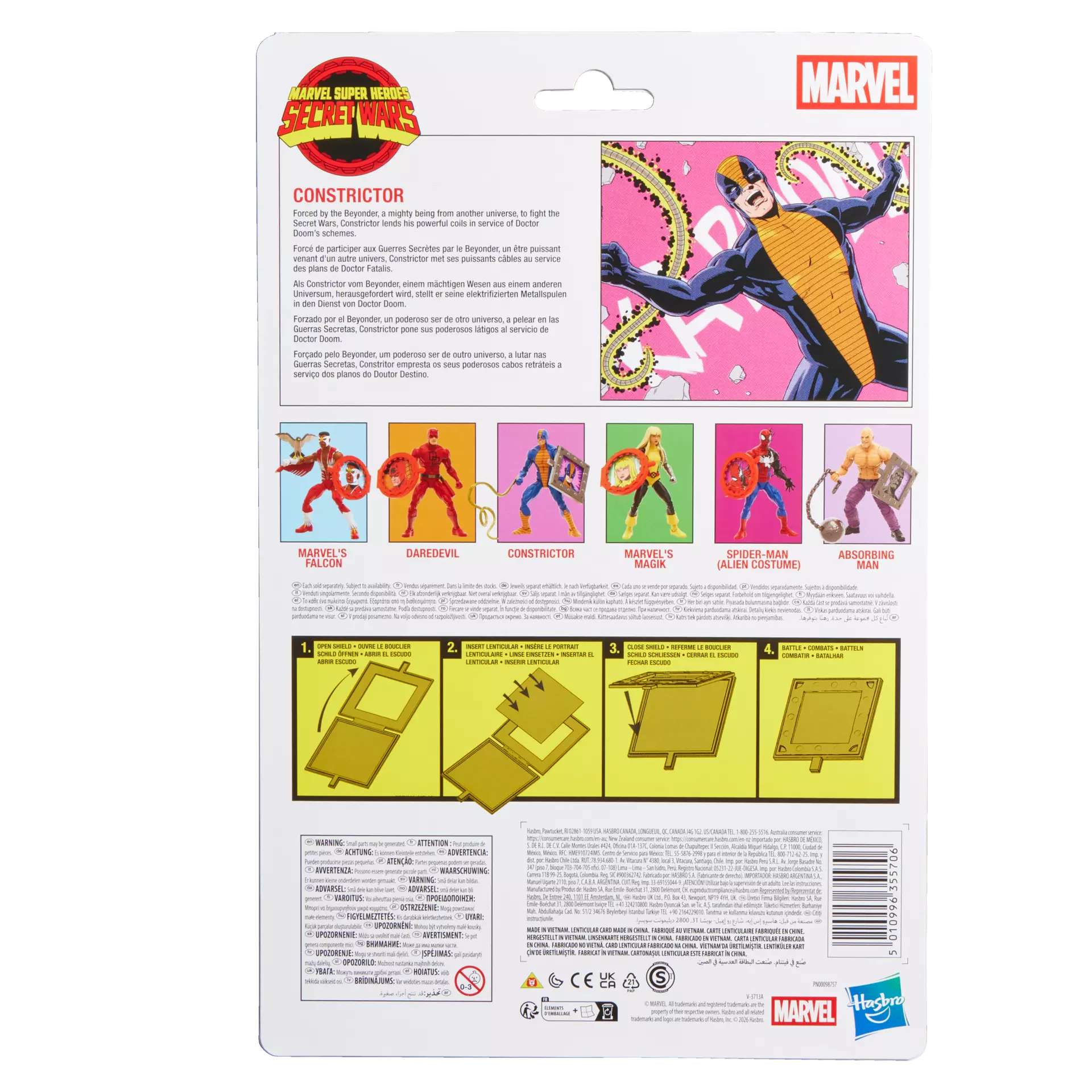 Secret Wars Marvel Legends Figura Constrictor 15 cm