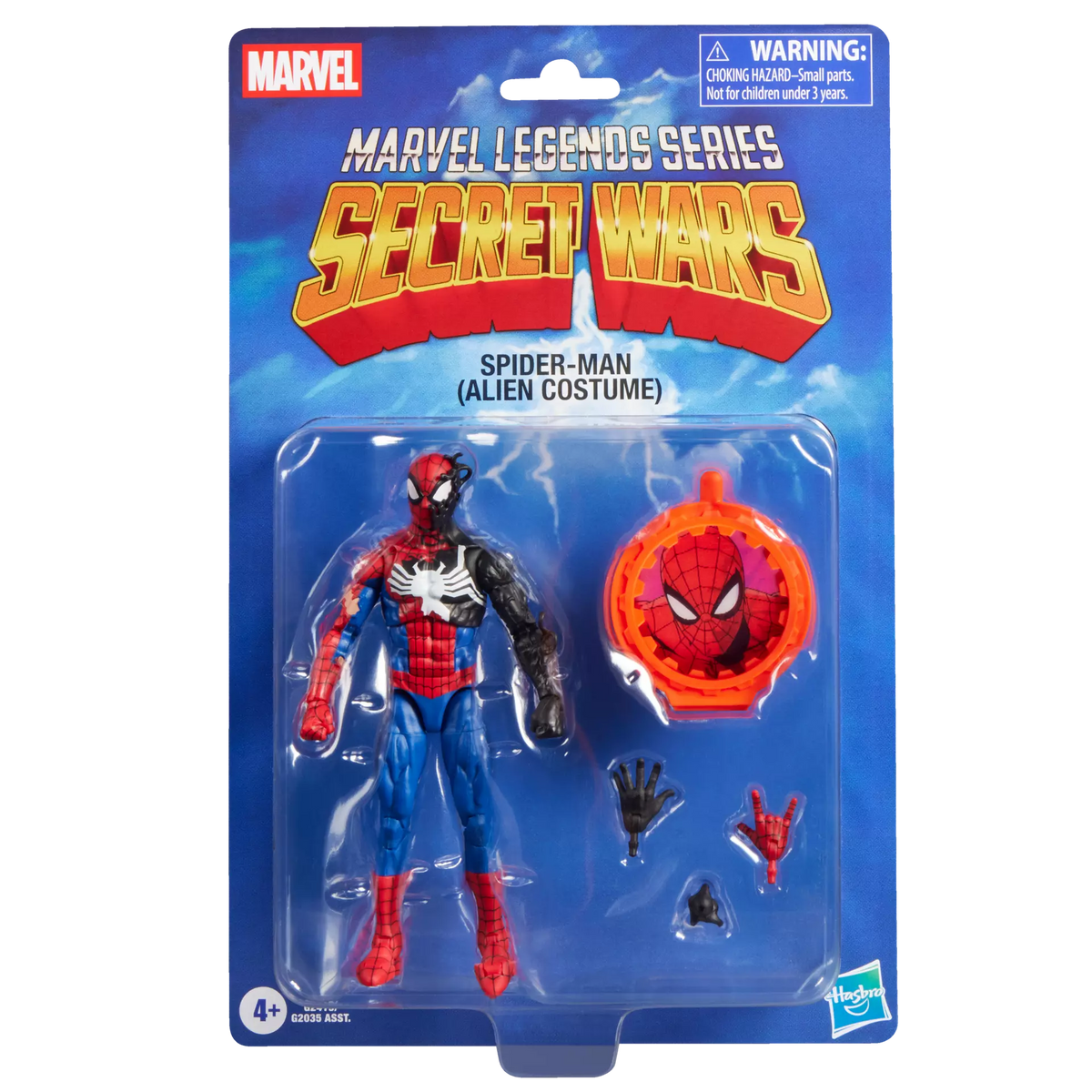 Secret Wars Marvel Legends Figura Spider-Man (Alien Costume) 15 cm