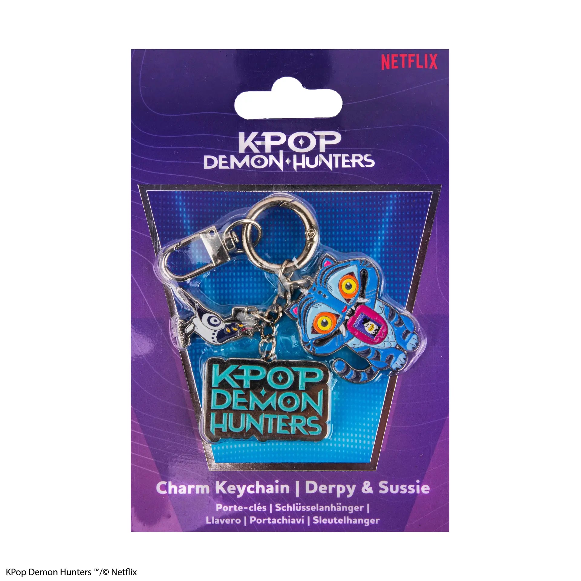 KPOP DEMON HUNTERS DERPY & SUSSIE CHARMS Llavero