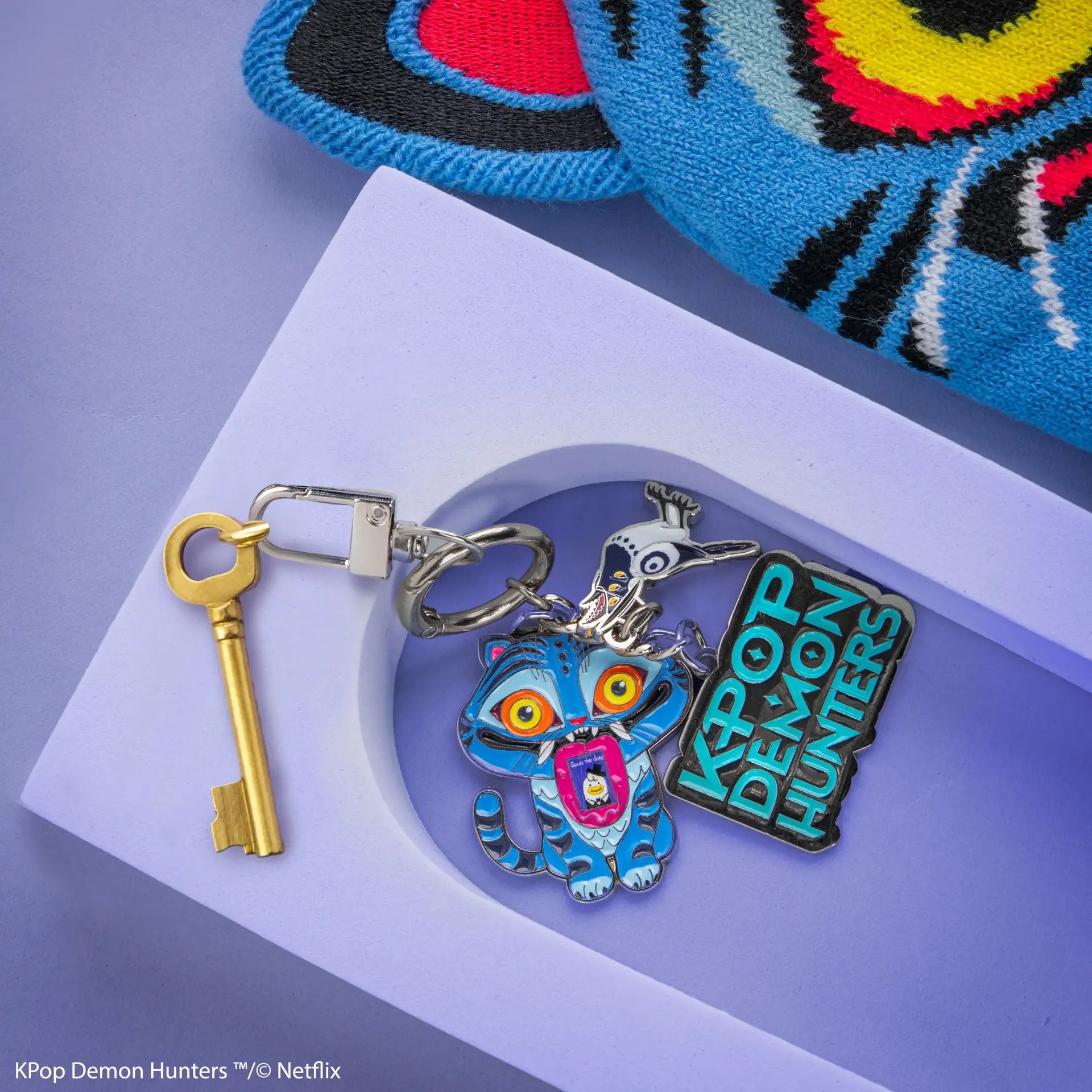 KPOP DEMON HUNTERS DERPY & SUSSIE CHARMS Llavero